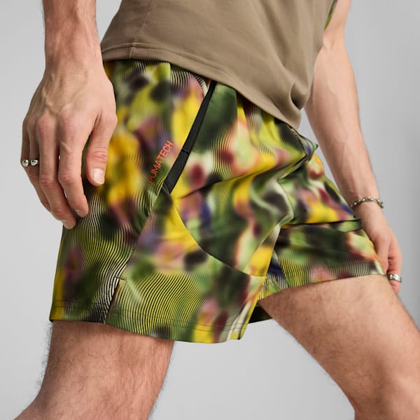 HOOPS X PUMATECH Relaxed Shorts 6" Men, Velvet Moss, extralarge